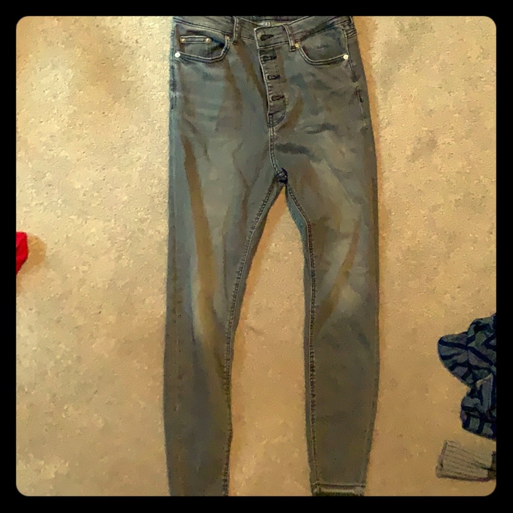 Zara Button Up Jeans